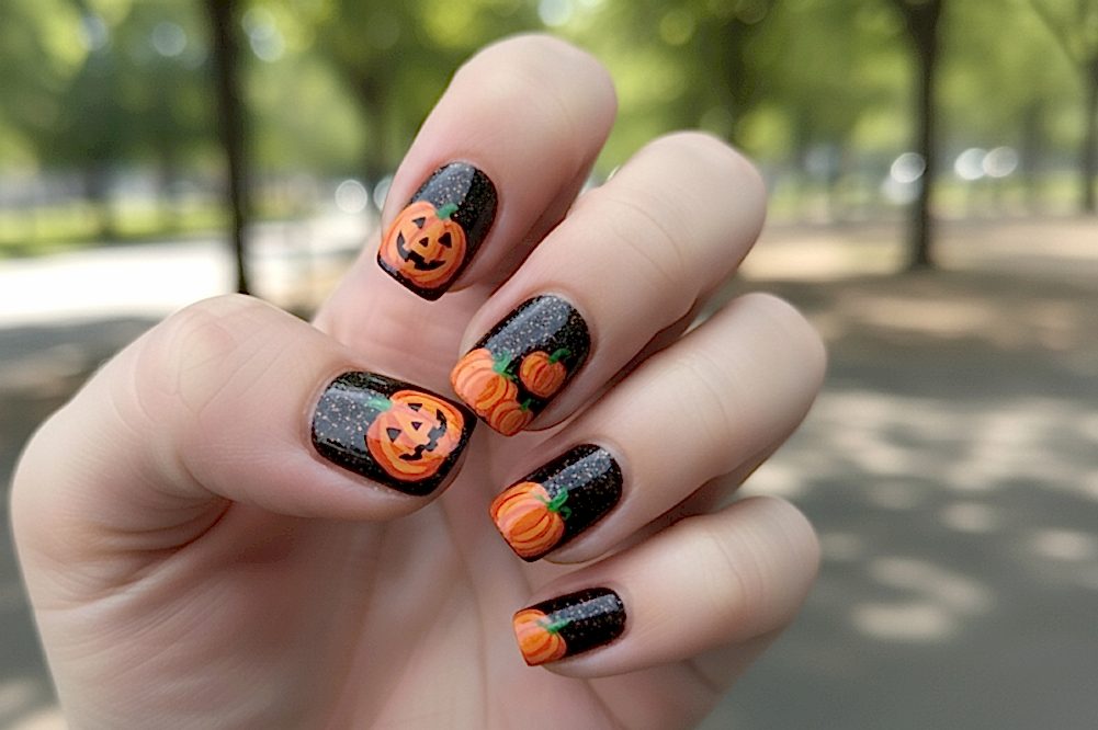 Маникюр на Хэллоуин 2025: идеи дизайна ногтей и тренды осени